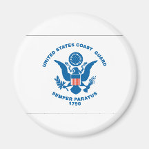 Coast Guard Flag Magnet