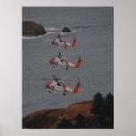 Coast Guard MH-60 Jayhawk Helicopters Poster