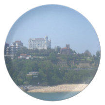 Coastal Views - Santander, Spain Party Plates