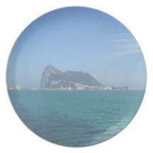 Coastal Views - The Rock of Gibraltar Plate