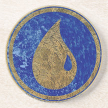 Coaster Blue Mana Symbol Porta-copos