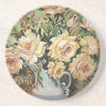 Coaster - Flowers Blooming in Pitcher