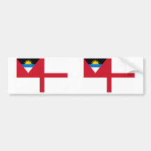 Coastguard Ensign Of Antigua And Barbuda, Antigua Bumper Stickers