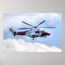 Coastguard Helicopter Posters