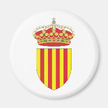 Coat Arms Cataluña Official Spain heraldry Symbol Magnet