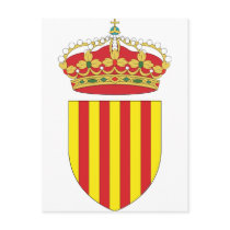 Coat Arms Cataluña Official Spain heraldry Symbol