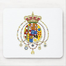Coat  Arms Kingdom of Two Sicilies Official Italy Mousepads