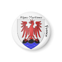 Coat of Arms Alpes-Maritimes, France Magnet