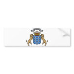 Coat of Arms Canary Islands Official Symbol Spain bumper stickers