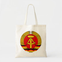 Coat of arms East Germany Official Heraldry Symbol Tote Bags