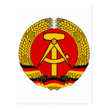 Coat of arms East Germany Official Heraldry Symbol Postcards