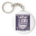 Coat of Arms, La Havre France keychains