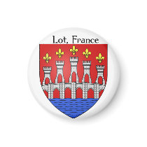 Coat of Arms Lot, France Magnet