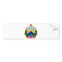Coat of arms Macedonia Official Heraldry Symbol bumper stickers