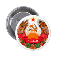 Coat of arms Moldova Official Heraldry Symbol Logo Pins