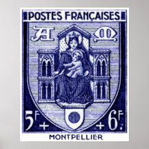 Coat of Arms, Montpellier France Posters
