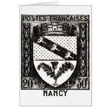 Coat of Arms, Nancy France Card