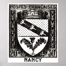 Coat of Arms, Nancy France Poster
