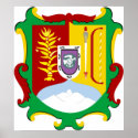 Coat of arms Nayarit Official Mexico Heraldry Logo posters