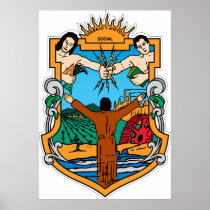 Coat of Arms of Baja California Mexico Official