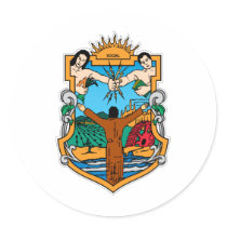 Coat of Arms of Baja California Mexico Official