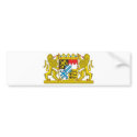 Coat of Arms of Bavaria Official Germany Symbol bumper stickers