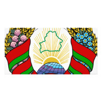 Coat of arms of Belarus Photo Greeting Card