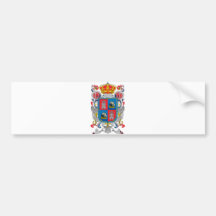 Coat of arms of Campeche Mexico Official Symbol Bumper Stickers