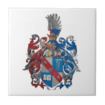 Coat of Arms of the Ludwig Von Mises Family Ceramic Tiles