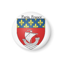 Coat of Arms Paris, France Magnet