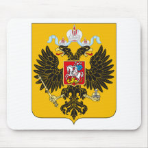 Coat of Arms Russian Empire Official Russia Logo Mouse Pad