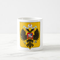 Coat of Arms Russian Empire Official Russia Logo mugs