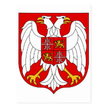 Coat of arms Serbia & Montenegro Official Symbol Post Cards