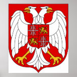 Coat of arms Serbia & Montenegro Official Symbol posters
