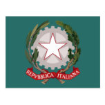 Coat of Arms Stemma Italy Italia Postcard
