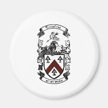 Coat of arms - Transfixus sed non morbus (redchev) Refrigerator Magnets