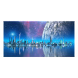 Cobalt Islands Cities of the Future Photo Card photo cards