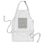 cobble stone pattern aprons