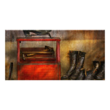 Cobbler - Life of the cobbler Personalized Photo Card