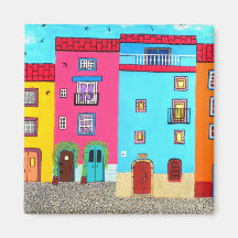 Cobblestone Streets of Sardinia Magnet
