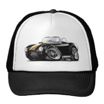 Cobra Black-Gold Car Trucker Hat
