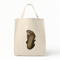 Cobra snake ready to strike bag