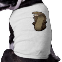 Cobra snake ready to strike dog t shirt