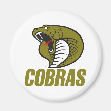 Cobras Refrigerator Magnet