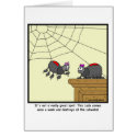 Cobwebs: Spider cartoon cards