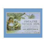Coca Tooth Vintage Ad Postcard