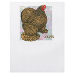 Cochin:  Gold-laced Hen Flyer Design