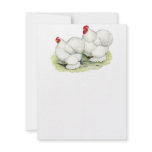 Cochin:  White Bantams invitations
