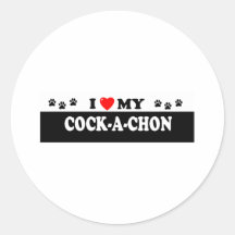 COCK-A-CHON STICKERS