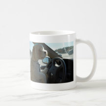 Cockapoo At The Wheel Mug